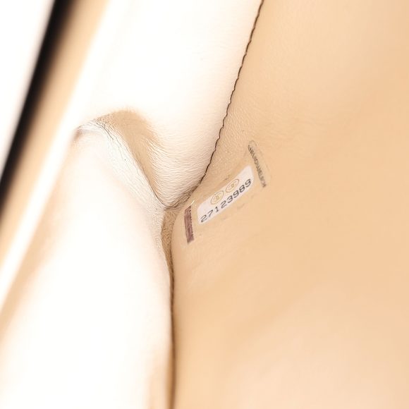 Chanel Beige Quilted Caviar Classic Medium Double Flap Bag - Picture 8 of 9